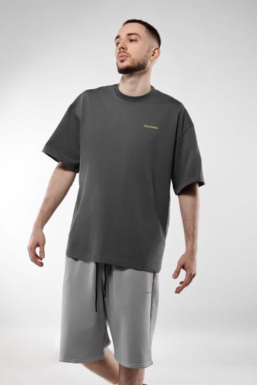 Футболка оверсайз (T-SHIRT "DNA") Темно-серый