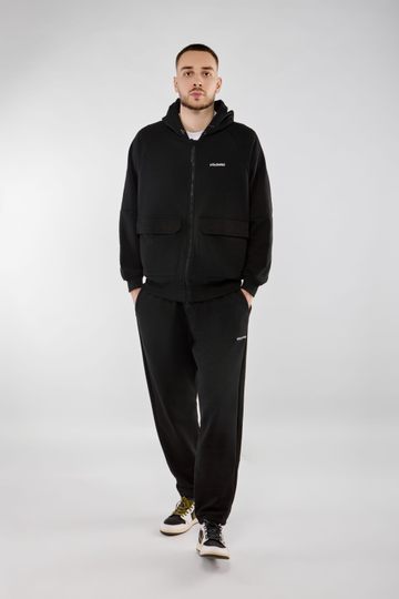 Зип Худи (ZIP HOODIE "DNA") Черный