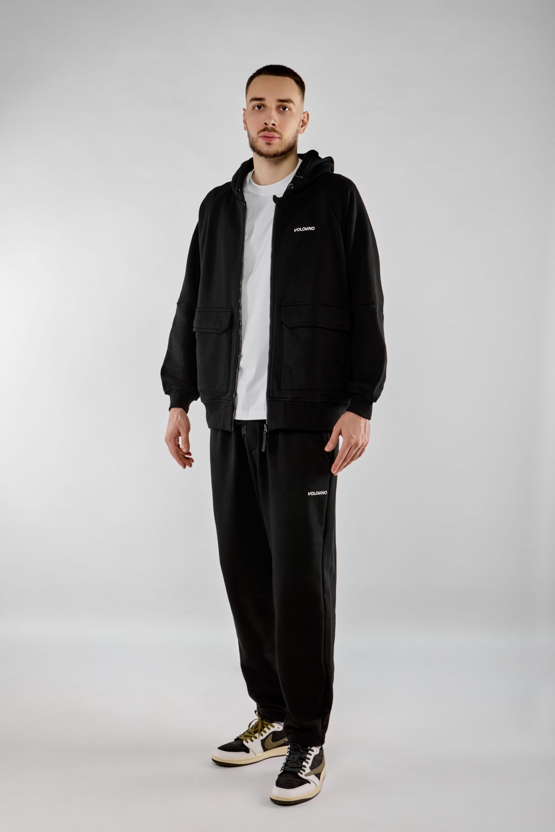 Зип Худи (ZIP HOODIE "DNA") Черный
