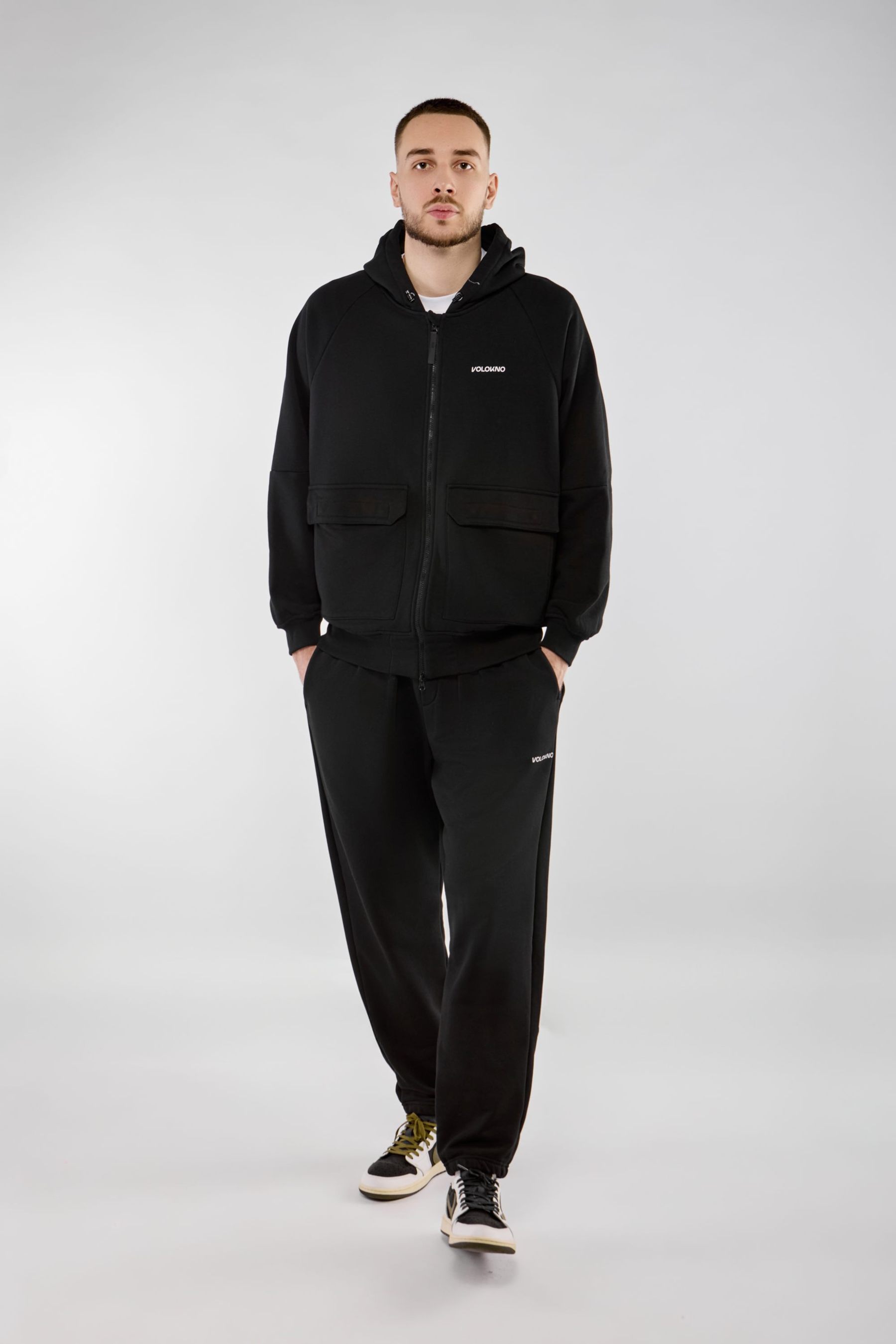 Зип Худи (ZIP HOODIE "DNA") Черный