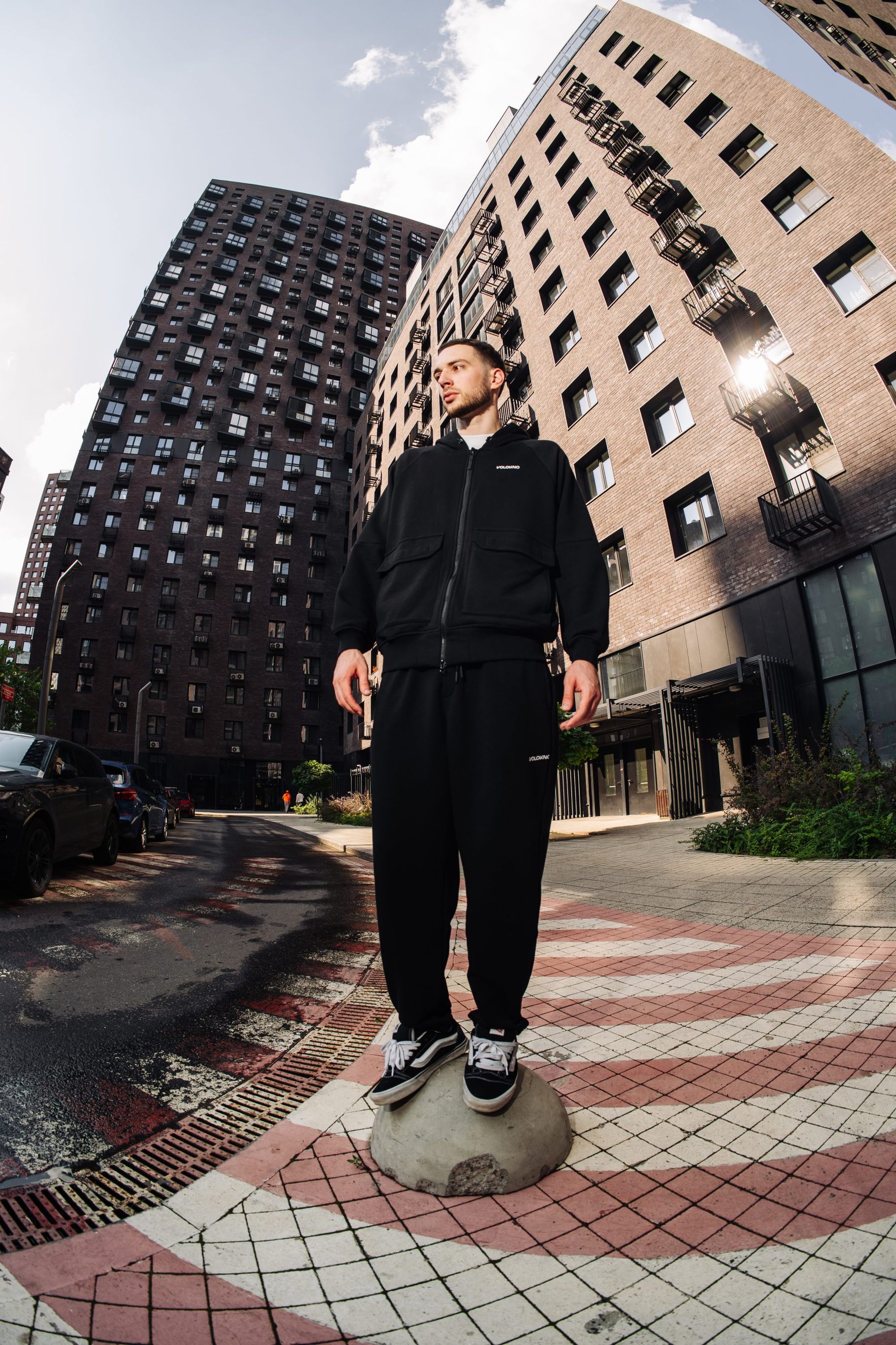 Зип Худи (ZIP HOODIE "DNA") Черный
