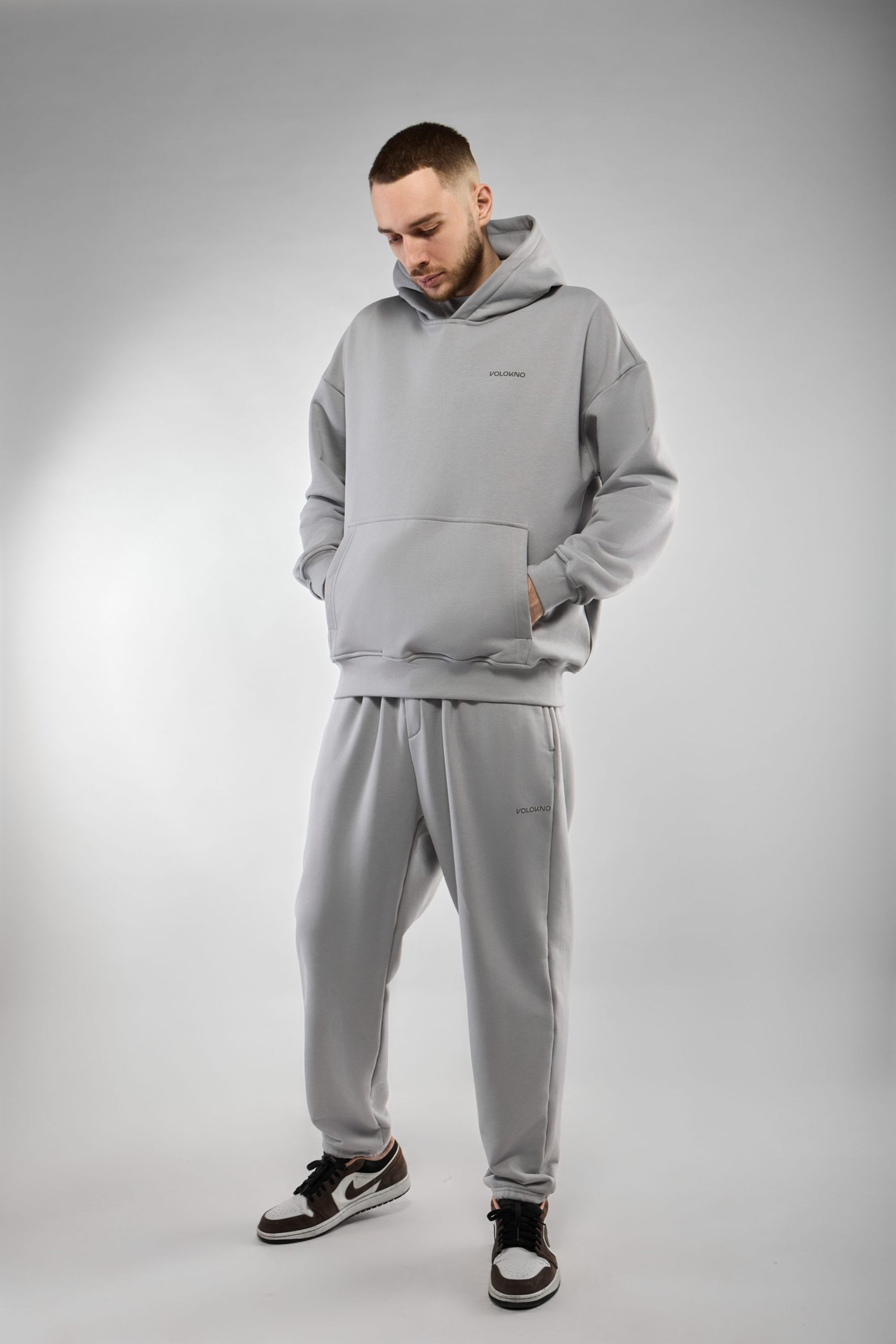Худи Оверсайз  (HOODIE OVERSIZE "ROBOT") Серый