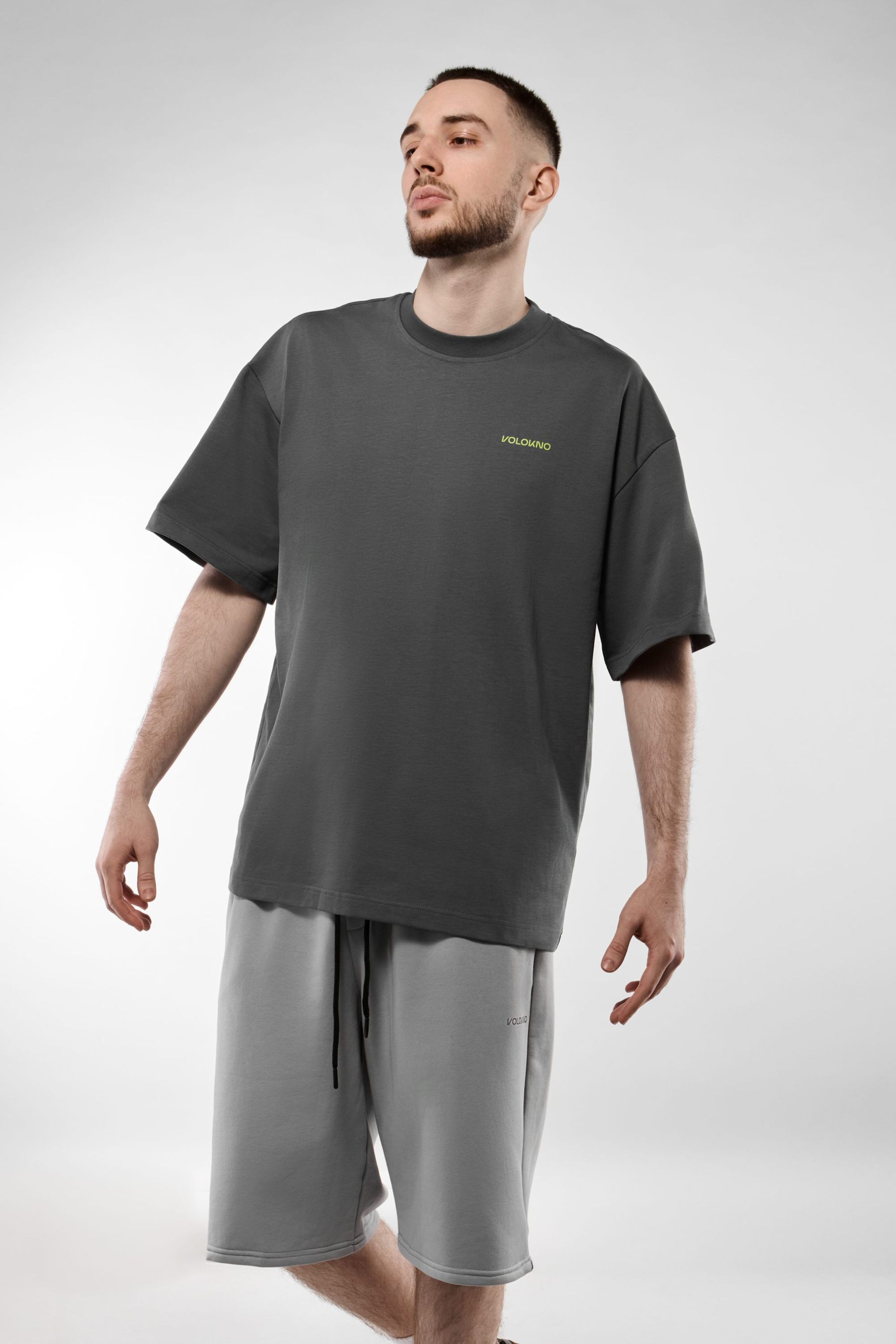 Футболка оверсайз (T-SHIRT "DNA") Темно-серый