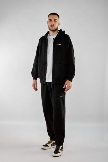 Зип Худи (ZIP HOODIE "DNA") Черный