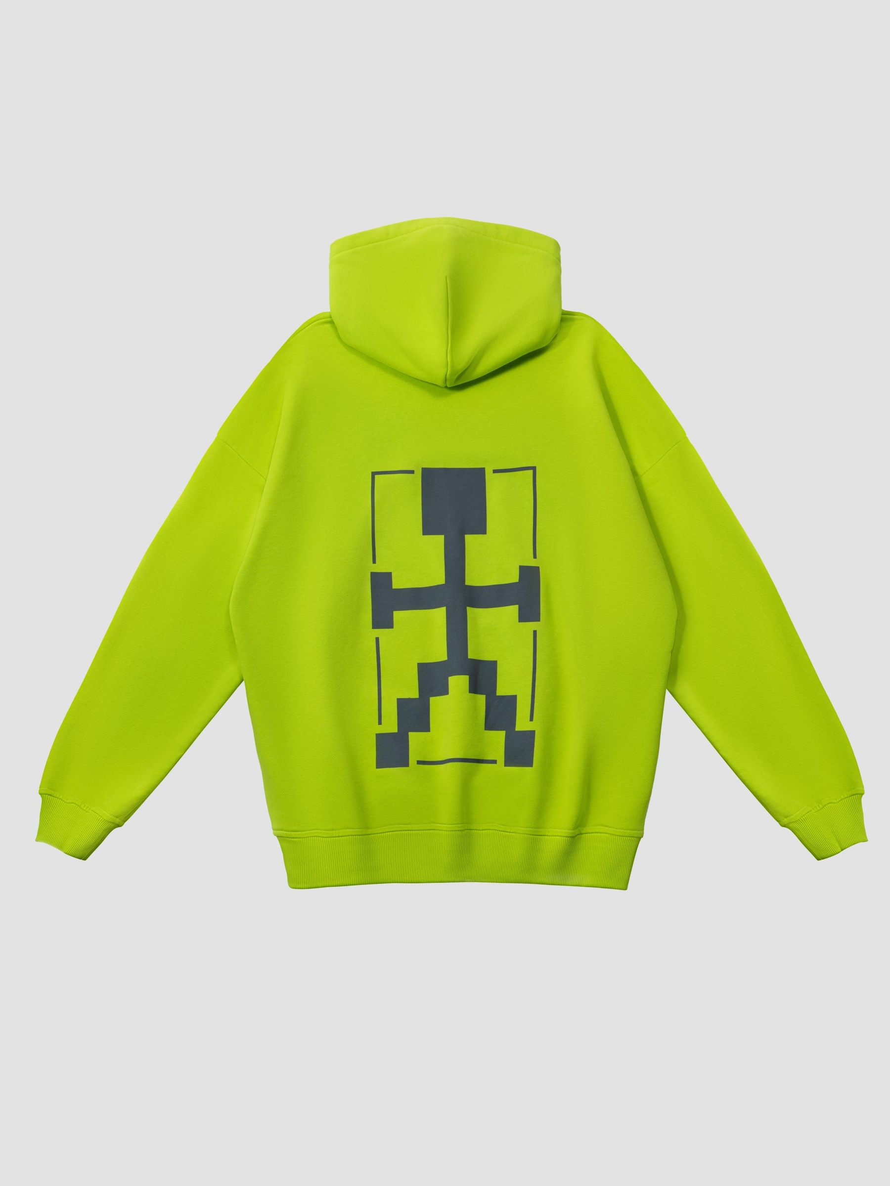 Худи Оверсайз  (HOODIE OVERSIZE "ROBOT") Лайм