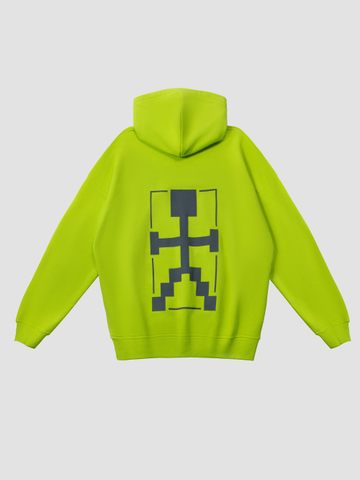 Худи Оверсайз  (HOODIE OVERSIZE "ROBOT") Лайм